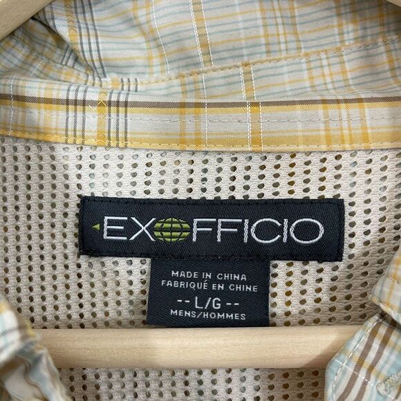 ExOfficio Large Button Shirt Travel Lightweight Long Sleeve Vented Mens - Picture 4 of 16